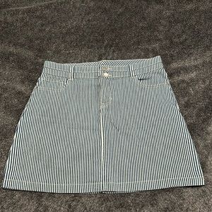 Pinstripe skirt